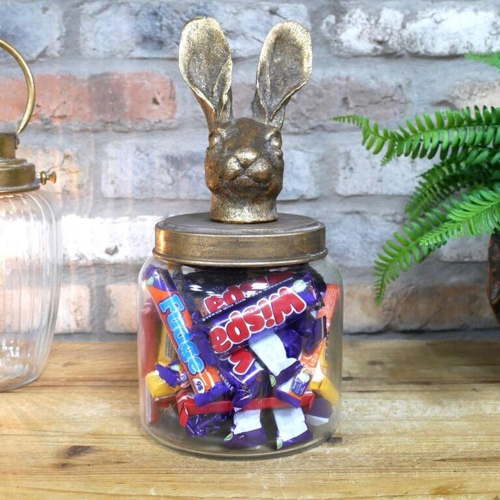 Golden Hare Large Storage Jar