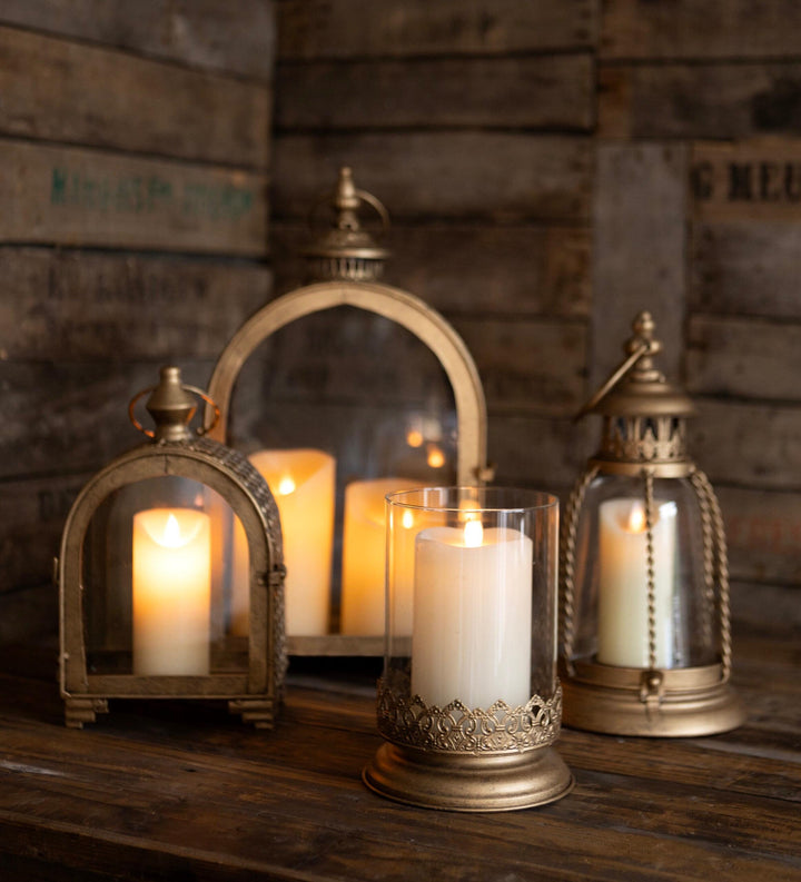 Torquent Antique Gold Lantern