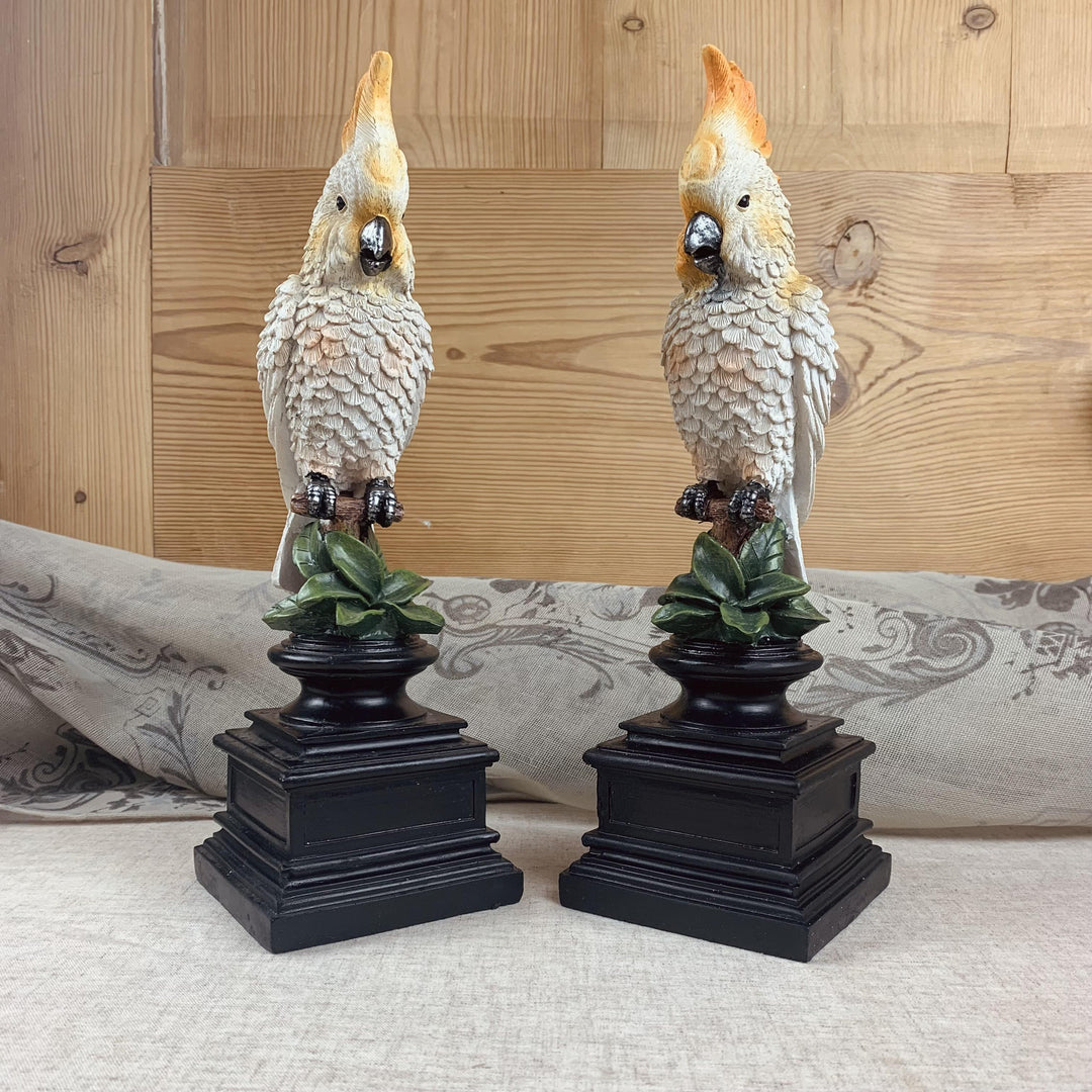 Set of 2 Parakeet Bookends