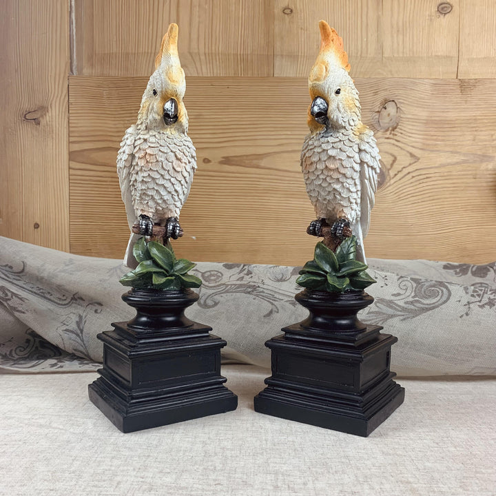 Set of 2 Parakeet Bookends