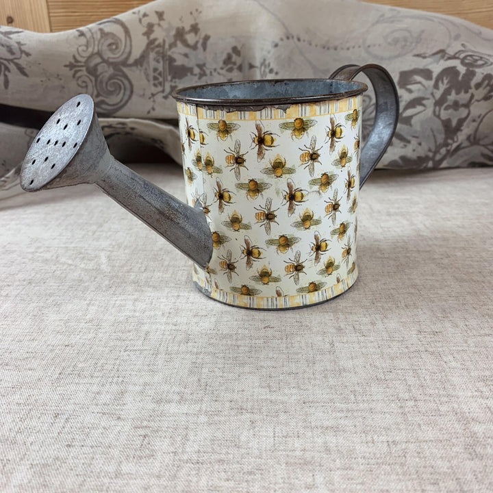 Vintage Rustic Bees Watering Can