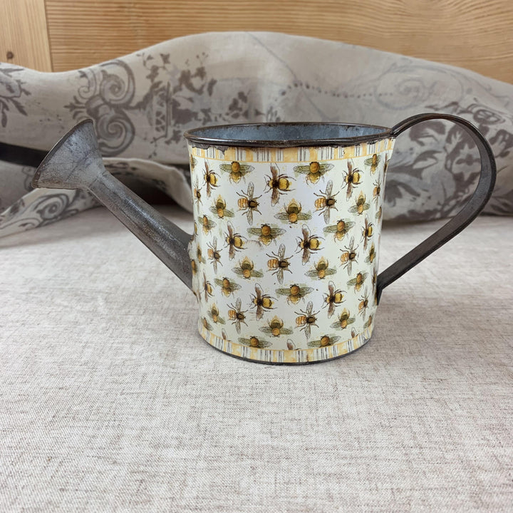 Vintage Rustic Bees Watering Can