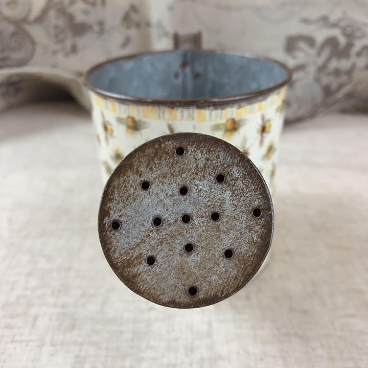 Vintage Rustic Bees Watering Can