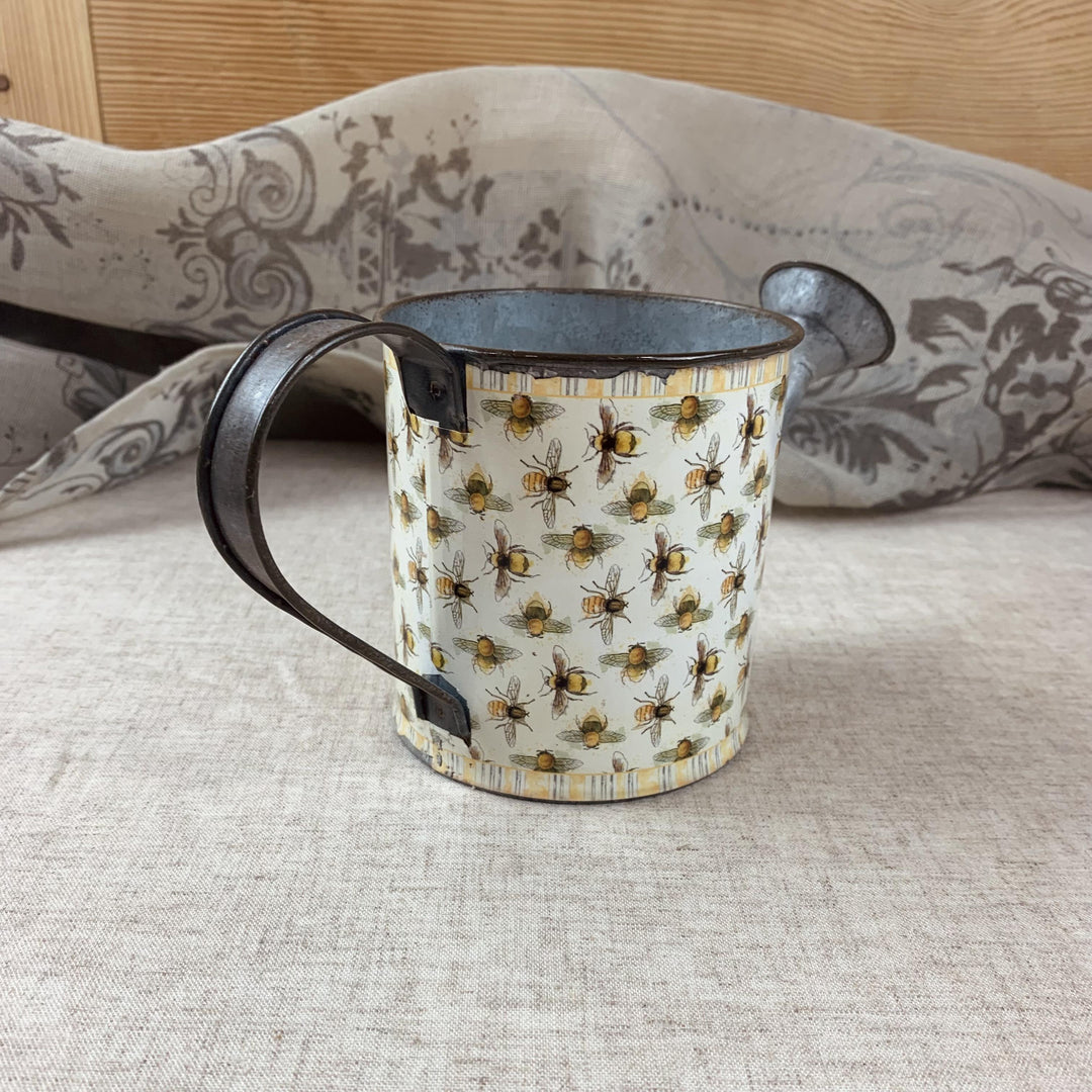 Vintage Rustic Bees Watering Can
