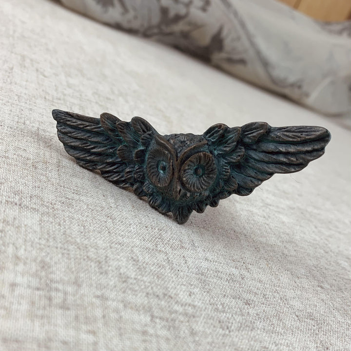 Flying Owl Drawer Door Knob