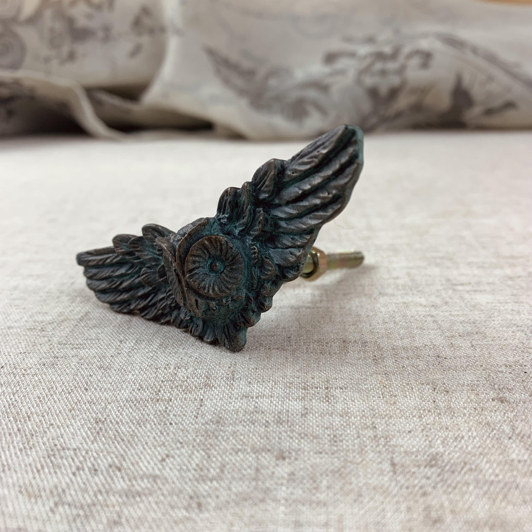 Flying Owl Drawer Door Knob