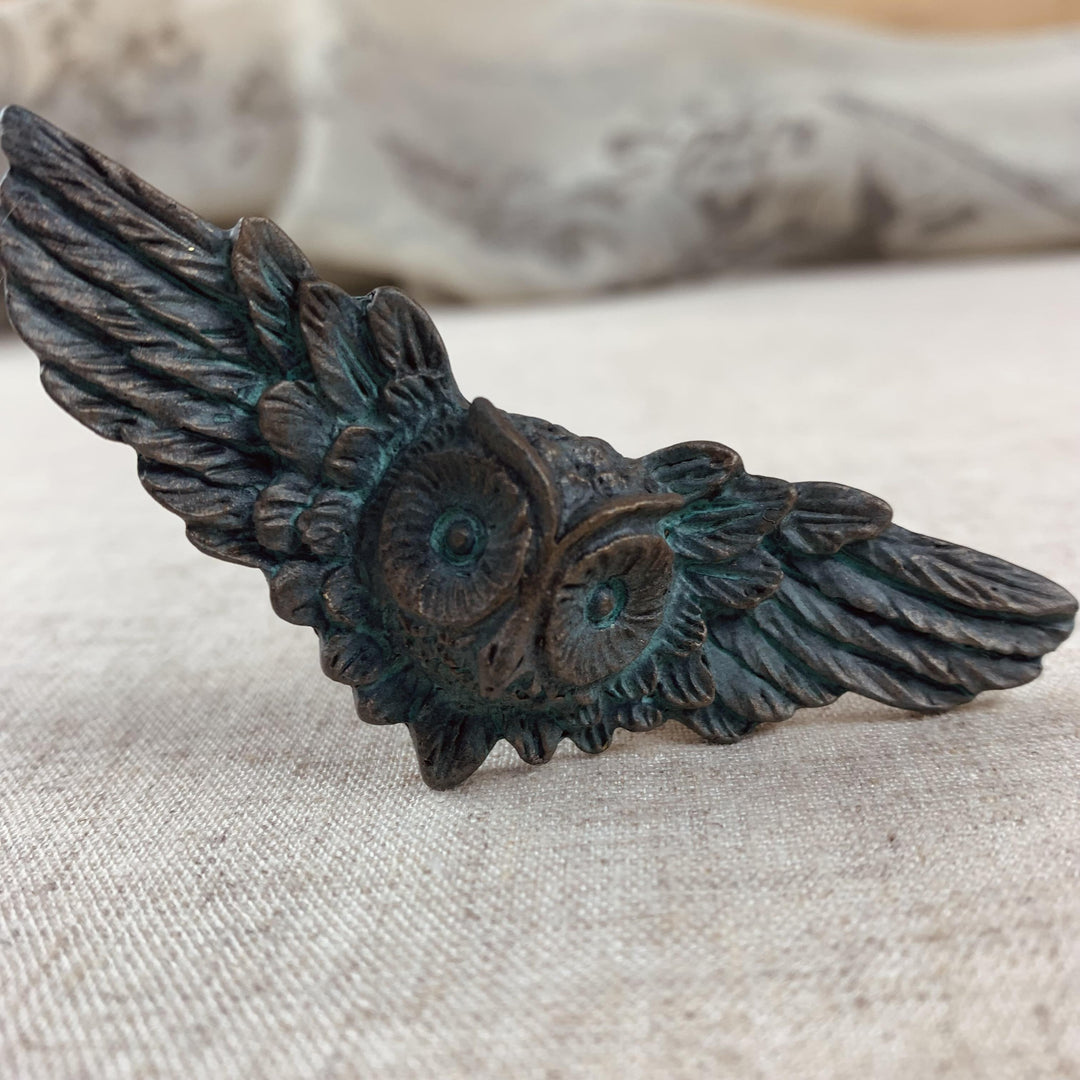 Flying Owl Drawer Door Knob