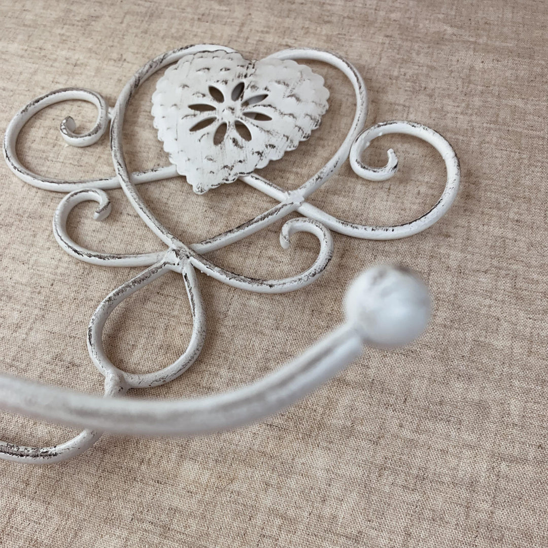 Heart Lattice French Vintage Style Toilet Roll Holder