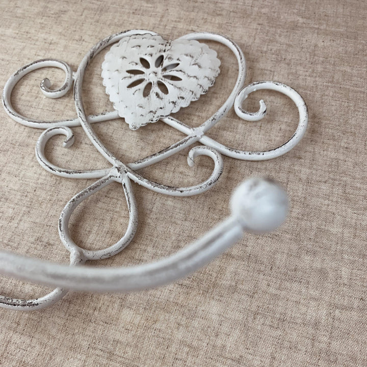 Heart Lattice French Vintage Style Toilet Roll Holder
