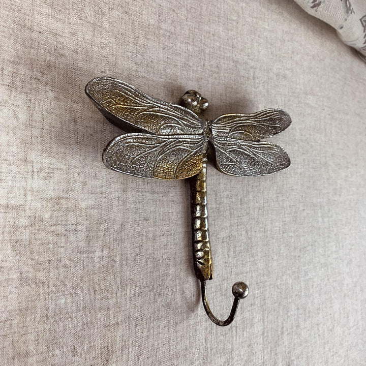 Large Metal Dragonfly Wall/Door Hook