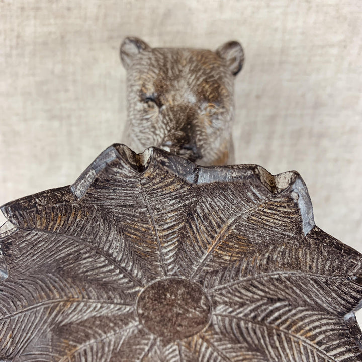 Bear on Back T-Light Holder Trinket Dish
