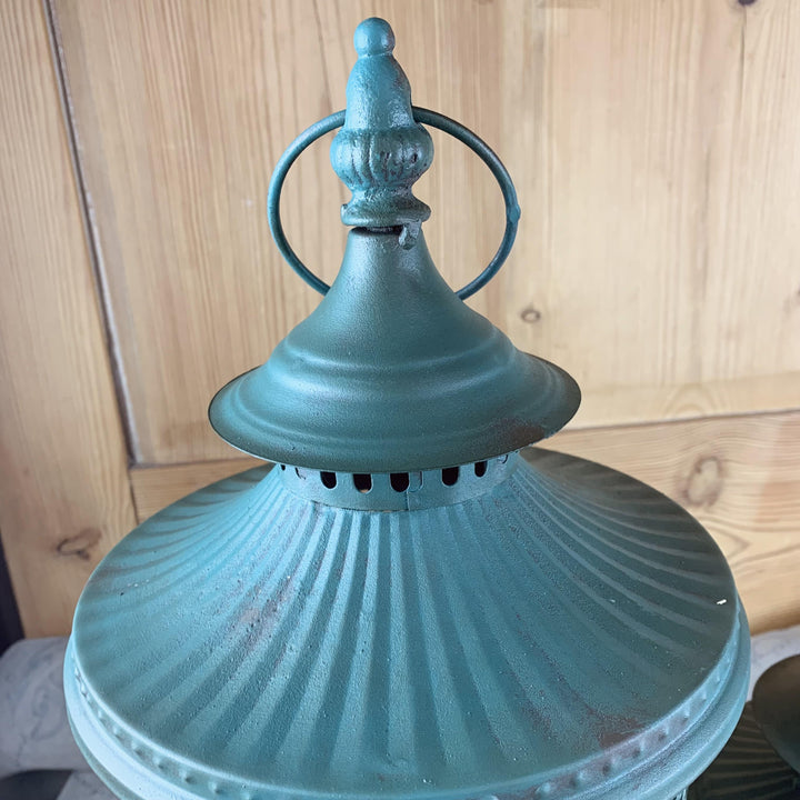 Angkor Lanterns  Rustic Teal Marrakesh Style