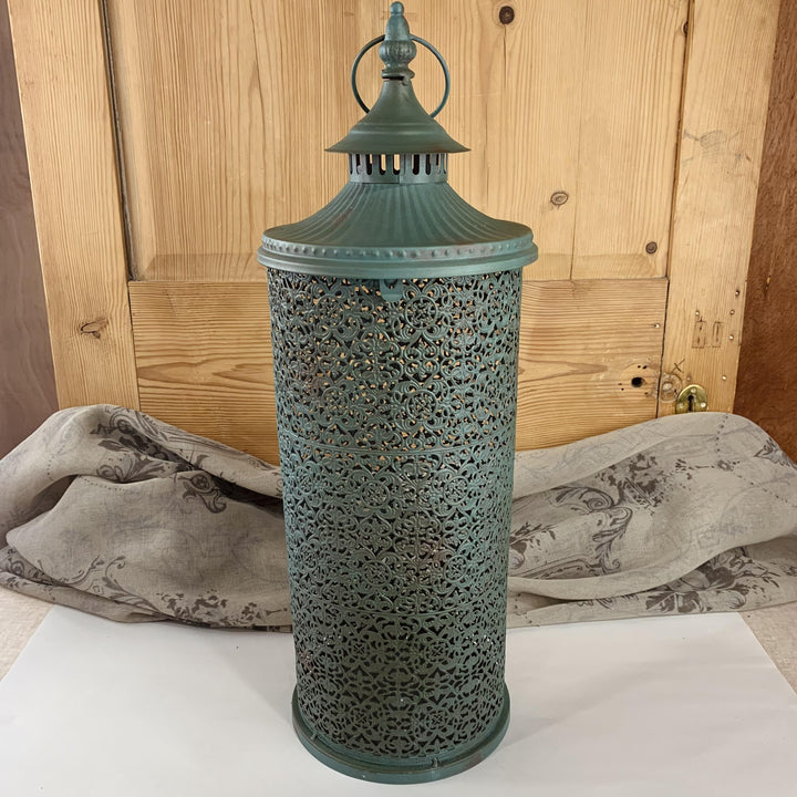Angkor Lanterns  Rustic Teal Marrakesh Style