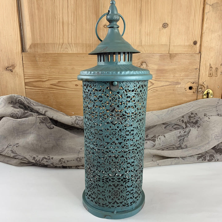 Angkor Lanterns  Rustic Teal Marrakesh Style