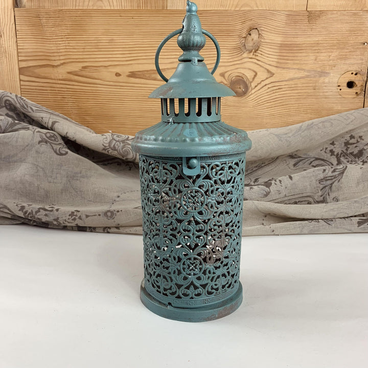 Angkor Lanterns  Rustic Teal Marrakesh Style