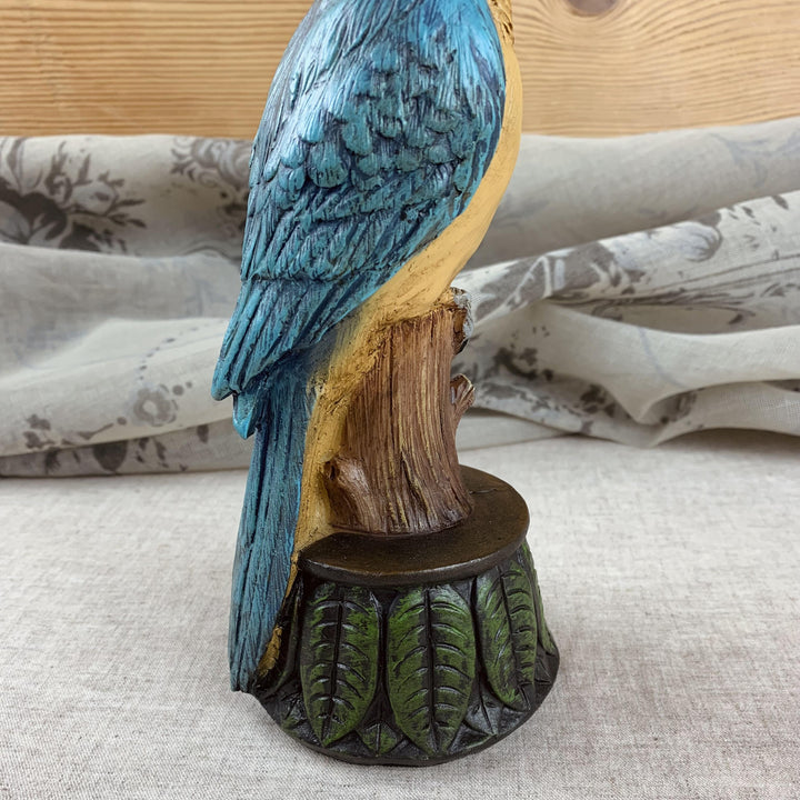 Hand-Finished Parrot Candleholder
