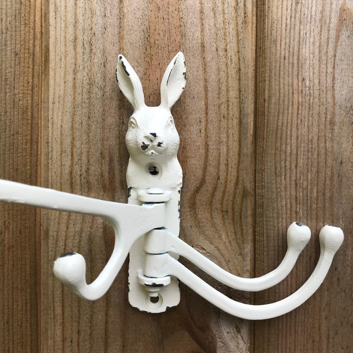 Antique Style Rabbit Coat Hook, Multi Arm