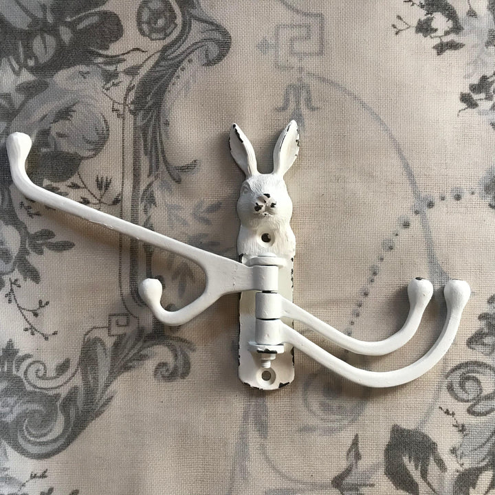 Antique Style Rabbit Coat Hook, Multi Arm