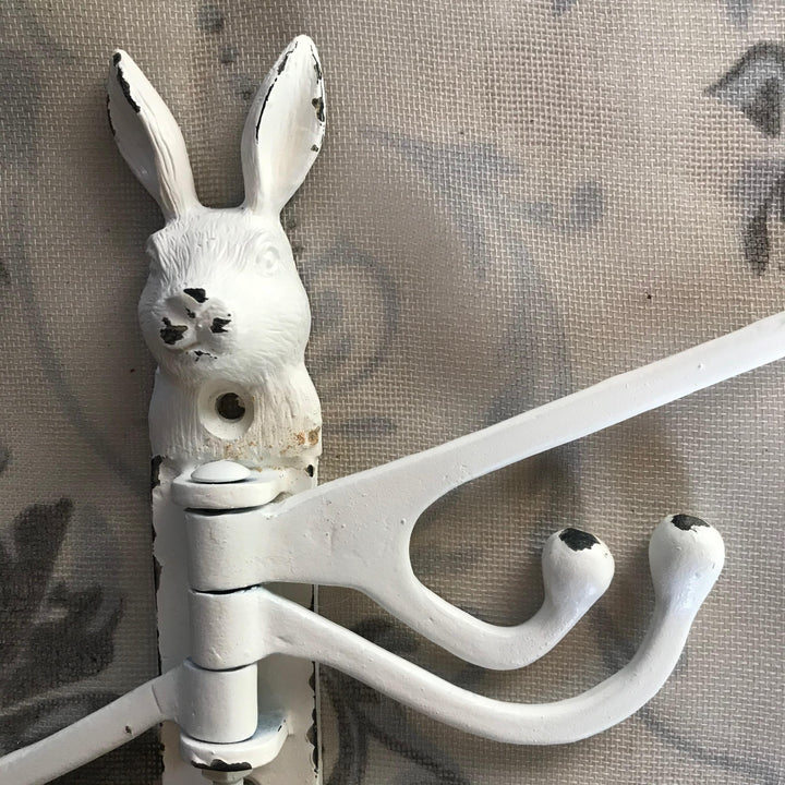 Antique Style Rabbit Coat Hook, Multi Arm