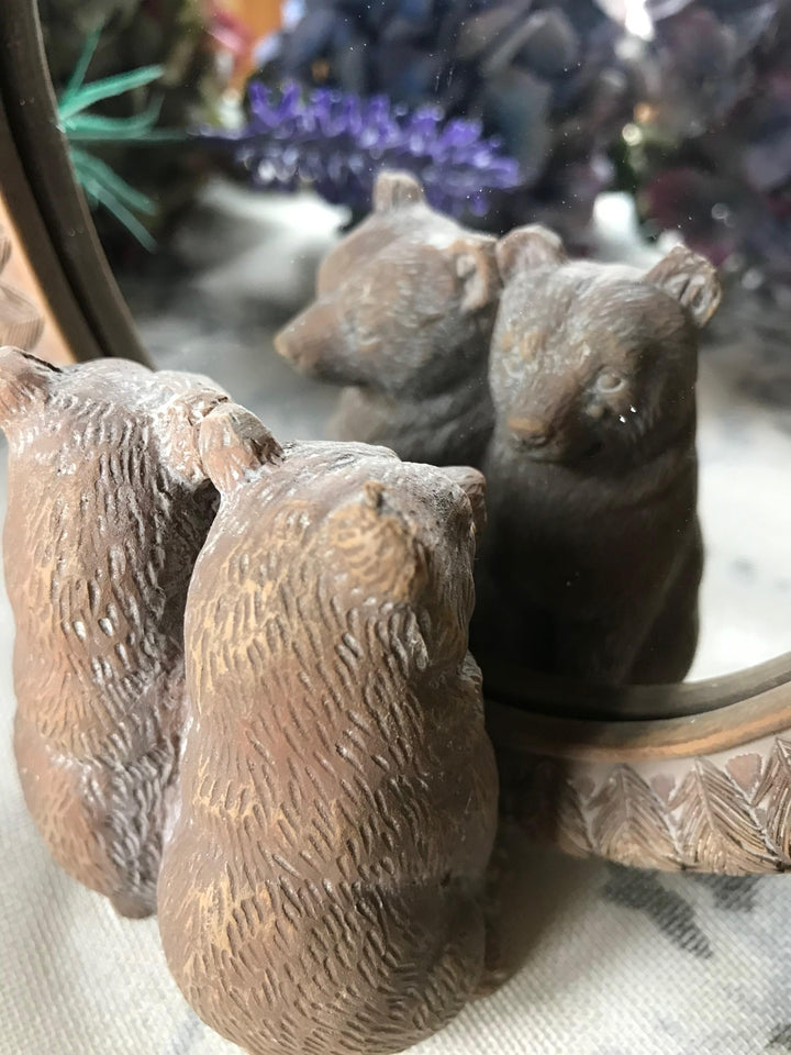 Bears Mirror Freestanding Decorative Vanity Mirror