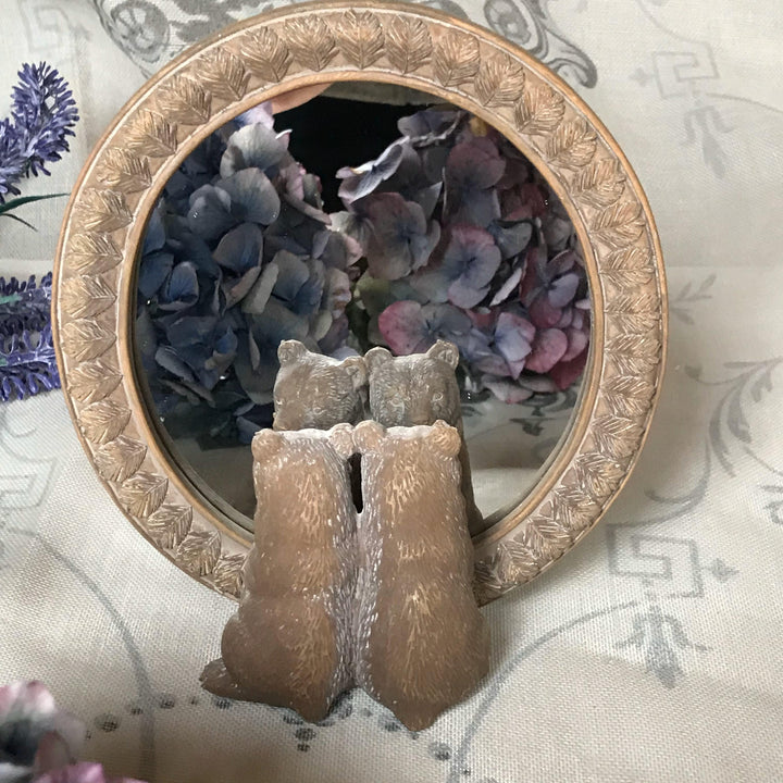 Bears Mirror Freestanding Decorative Vanity Mirror