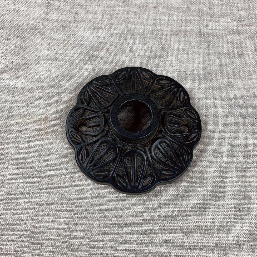 Antique Style Solid Cast Ornate Bear Door Knob Set