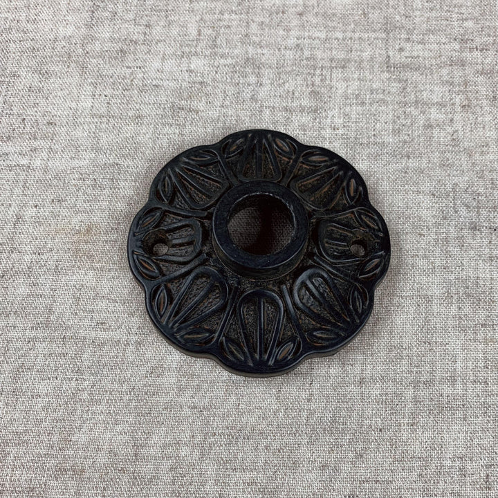 Antique Style Solid Cast Ornate Bear Door Knob Set