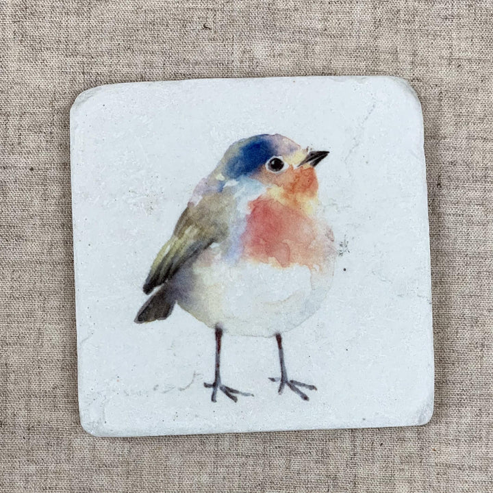 Country Robin Coasters Set of 4