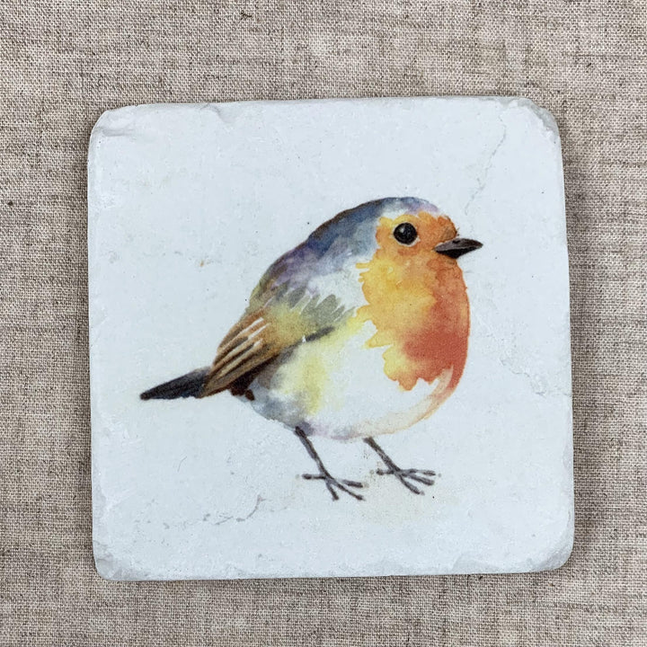 Country Robin Coasters Set of 4