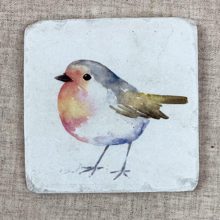Country Robin Coasters Set of 4