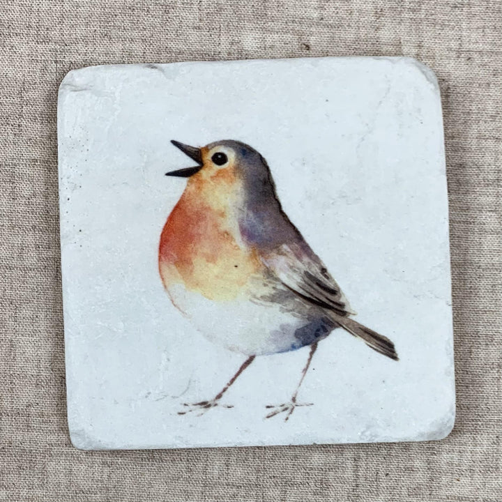 Country Robin Coasters Set of 4