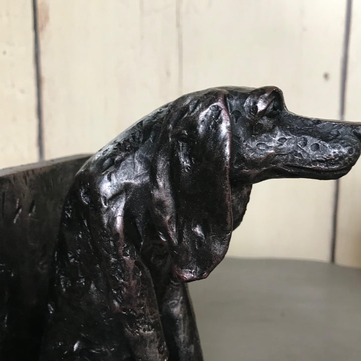 Sitting Dog Bookends Pair