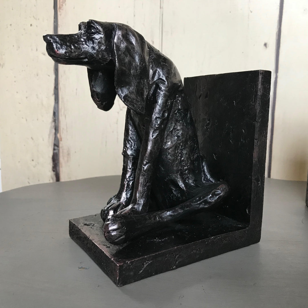 Sitting Dog Bookends Pair