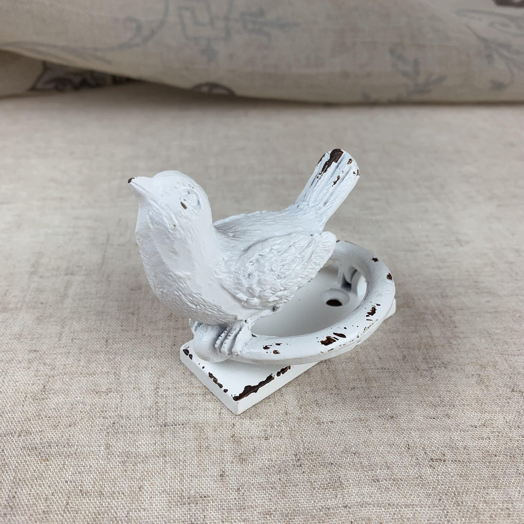 Ivory Bird Door Knocker | Cast Iron