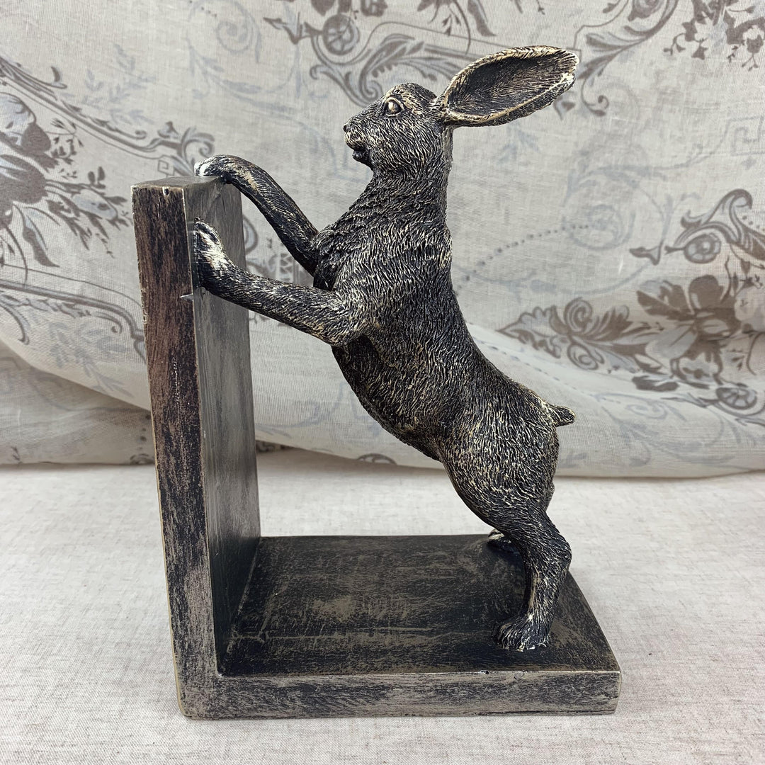 Boxing Hares Bookends Set of 2