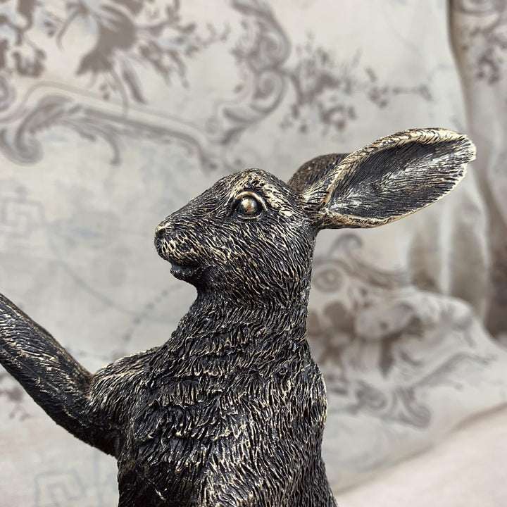 Boxing Hares Bookends Set of 2