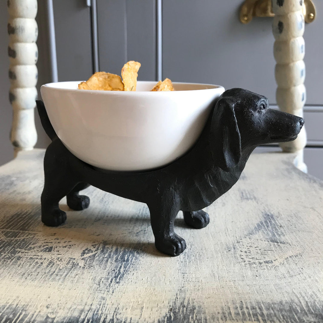 Dachshund Dog Nibbles Serving Dish
