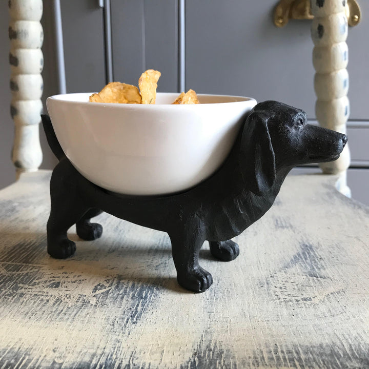 Dachshund Dog Nibbles Serving Dish