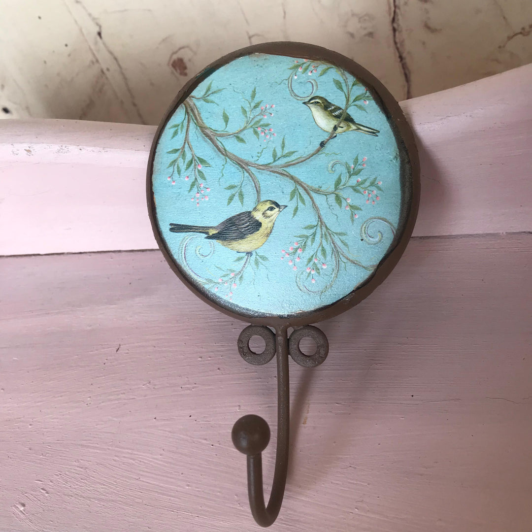 Woodland Birds Set of 3 Wall Hooks - Wall Art