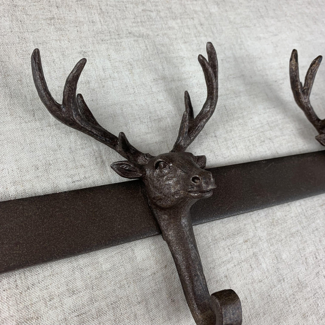 Metal Stag 3 Hooks