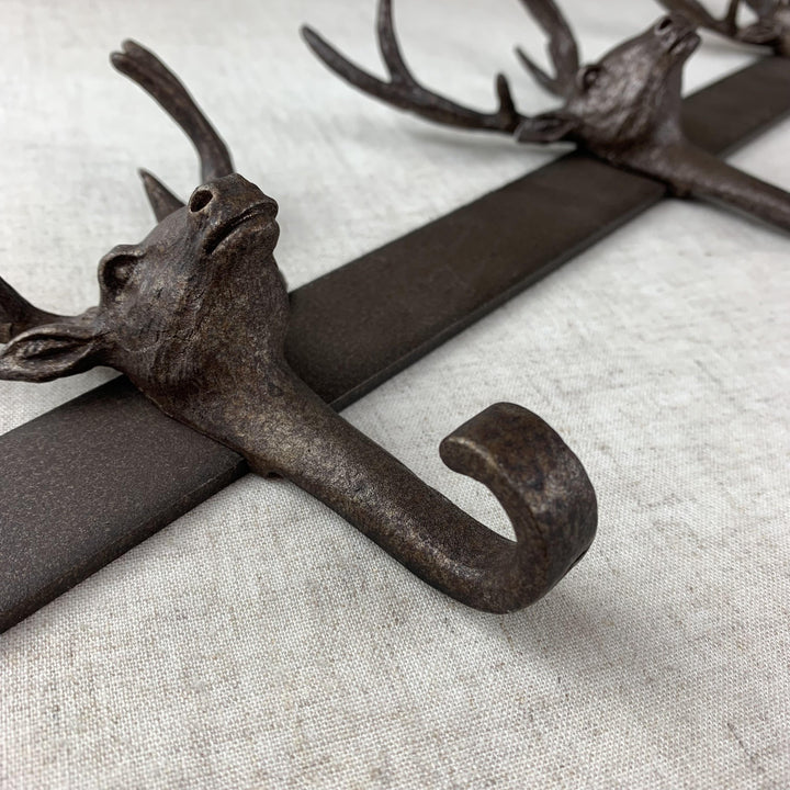 Metal Stag 3 Hooks