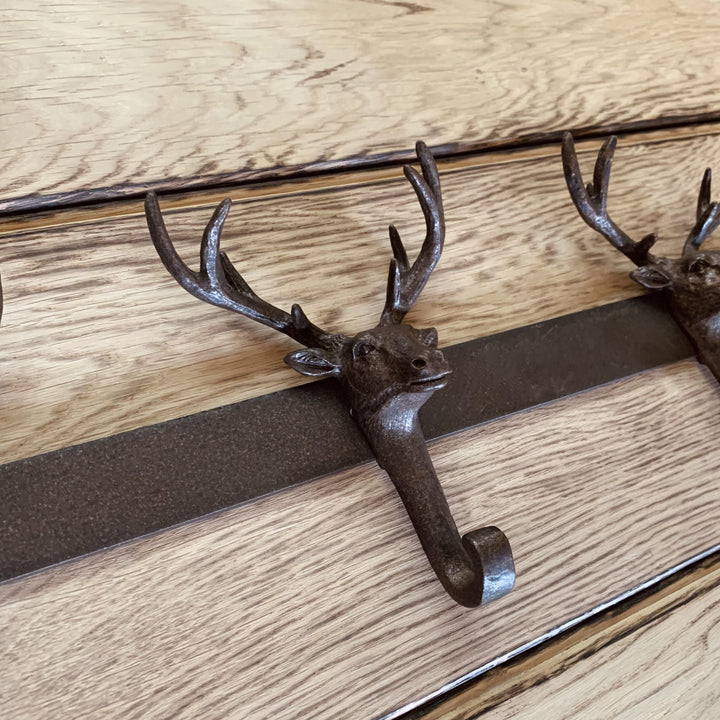 Metal Stag 3 Hooks