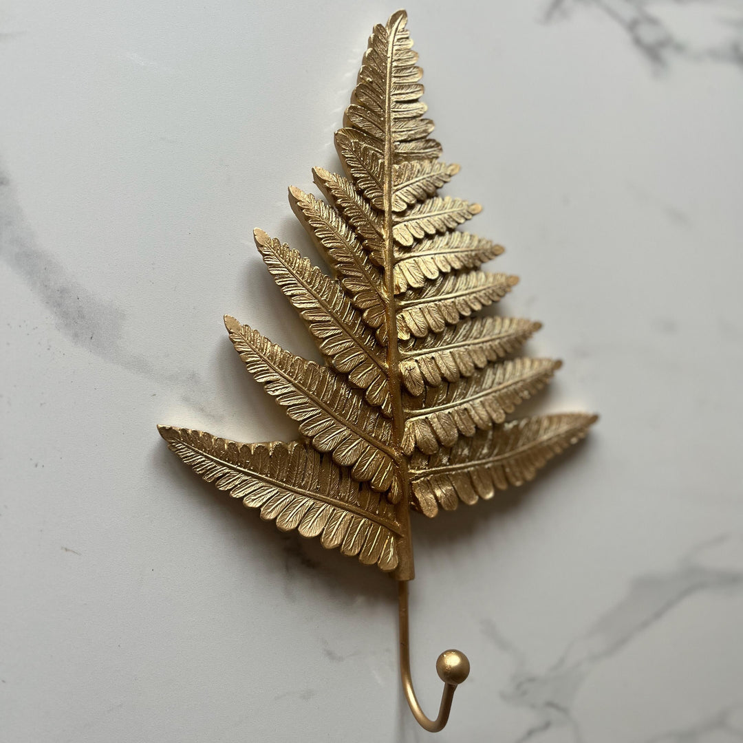Gold Fern Wall Hook- Large