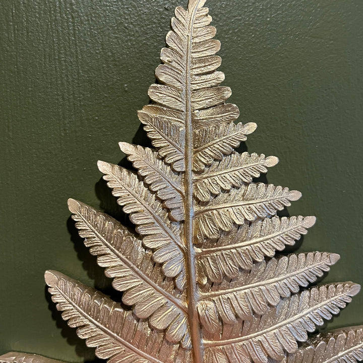 Gold Fern Wall Hook- Large