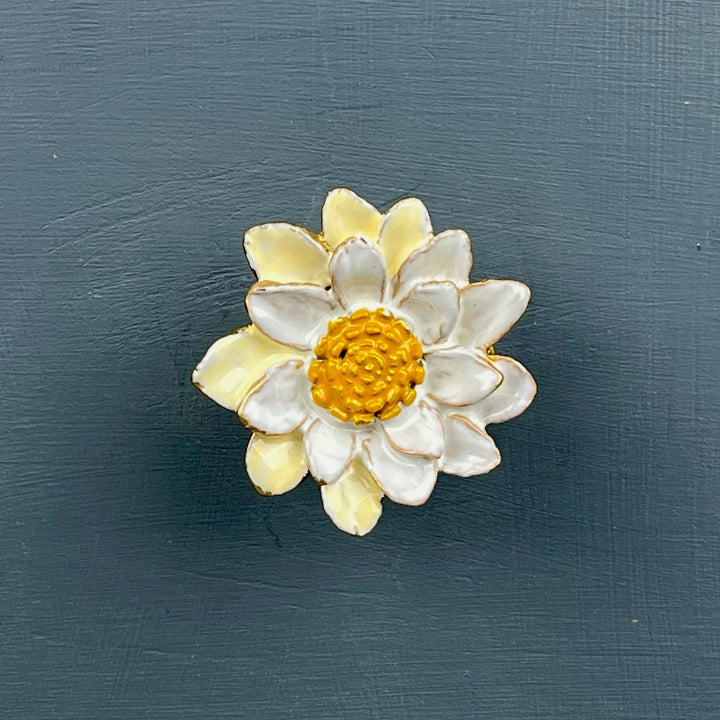 Marguerite Daisy Flower  Knob
