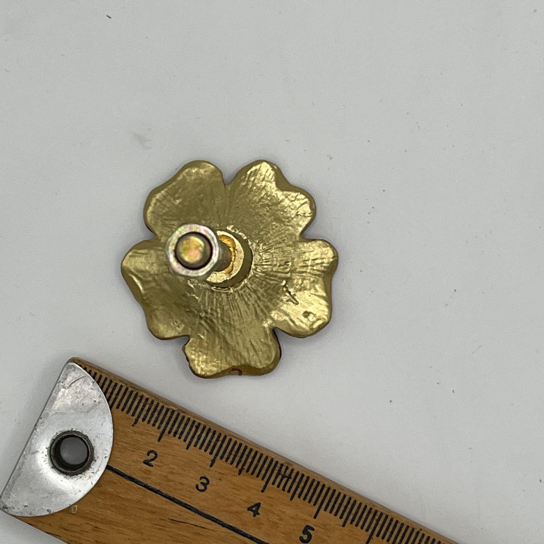 Red Poppy Flower Knob