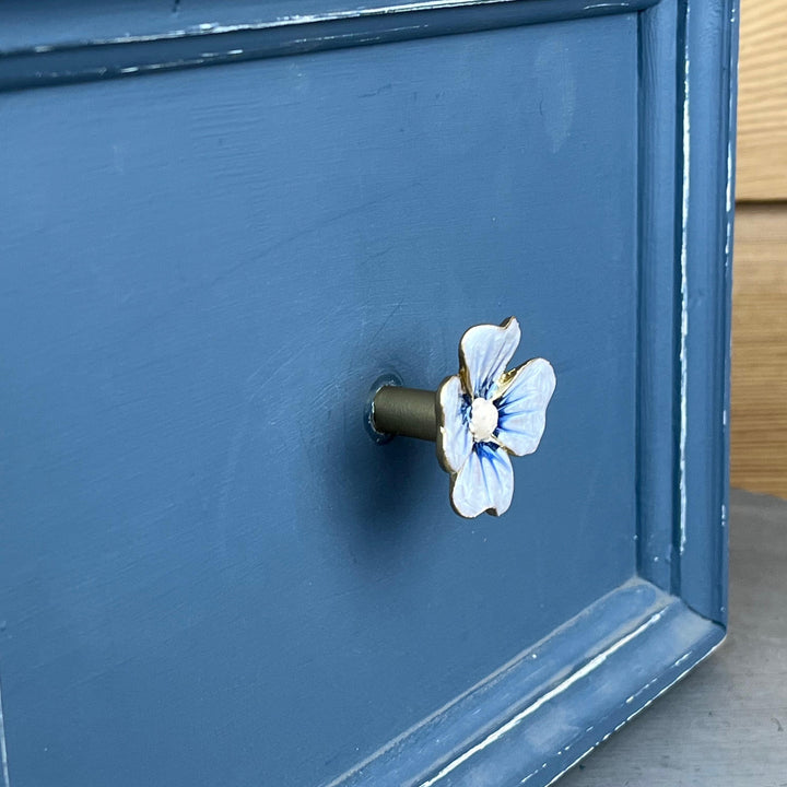 Forget Me Not Flower Knob