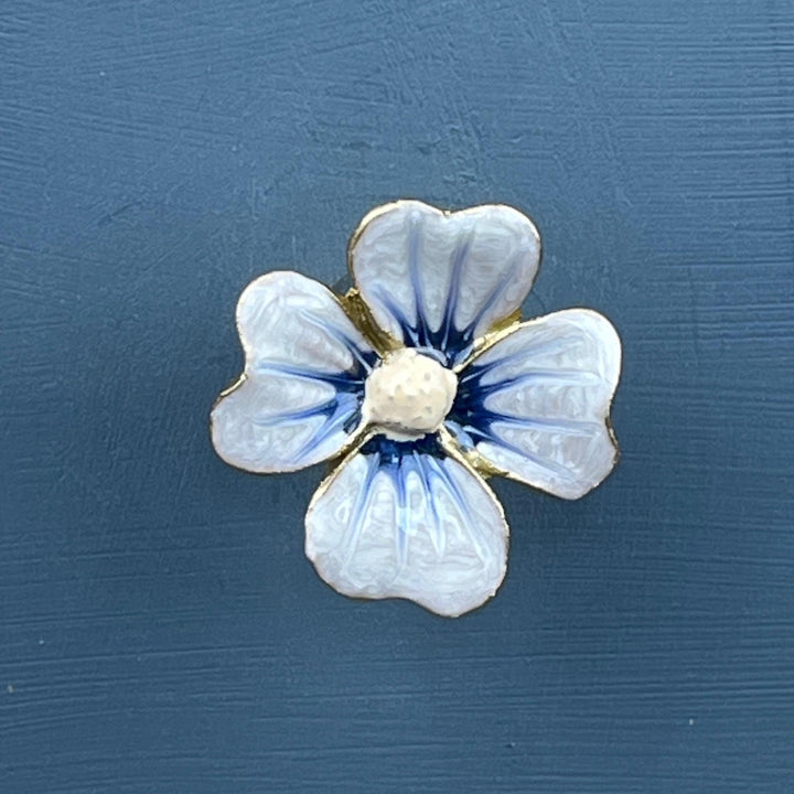 Forget Me Not Flower Knob