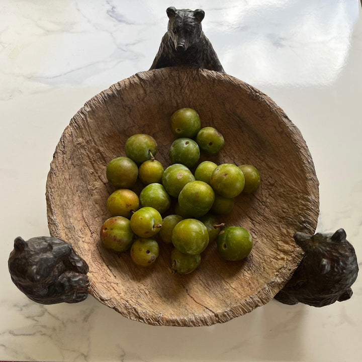 Rustic Brown Bears Centrepiece Bowl