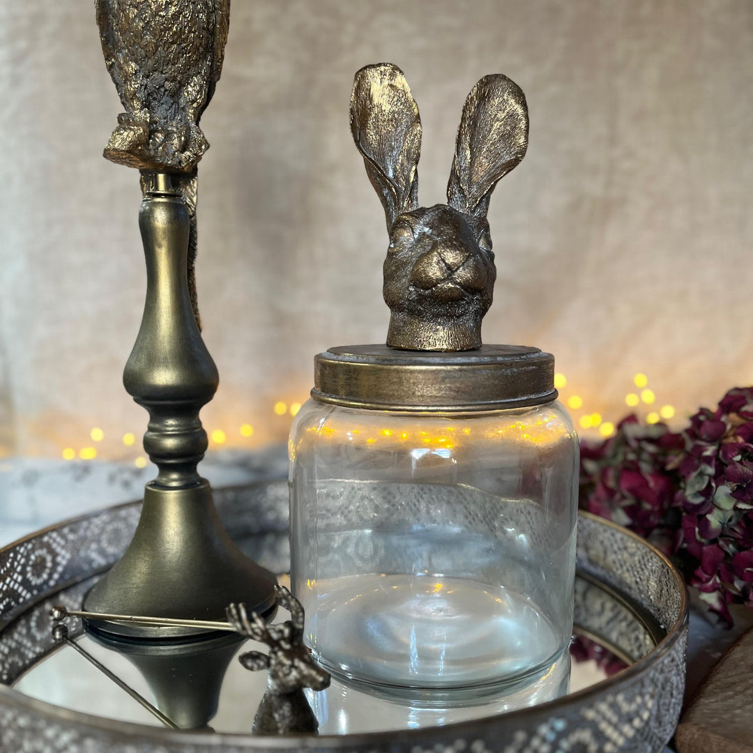 Golden Hare Large Storage Jar